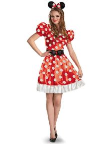 Minnie Mouse - Licenseret Kostume til Kvinder