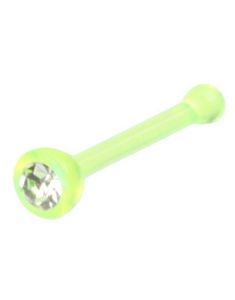 Diamond Touch Green - Næsepiercing