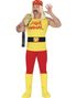 Hulk Hogan Inspirert Wrestler Kostyme 5 Deler - L