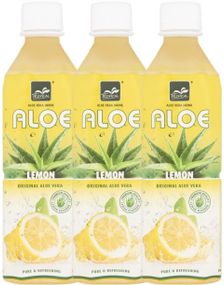 20 stk Tropical Aloe Vera Sitron Leskedrikk 500 ml - Hel Eske
