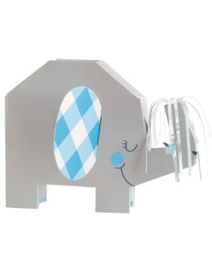 Baby Blue Elephant Borddekorasjon 18 cm