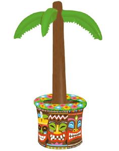 Oppustelig Palme Kølebassin med Tiki Motiver 66 cm