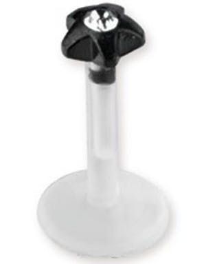 Labret med Sort Stjerne & Klar Sten