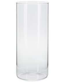 Glassbeholder for Lys 10x23 cm
