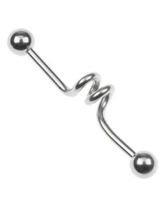 Spiral Spring Øre Barbel