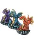 Hear No Evil, See No Evil - 3 stk Små Dragefigurer 5 cm