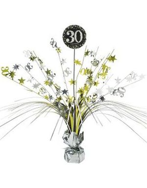 30 År - Funklende Fejring Borddekoration 45,7 cm