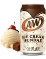 A&W Isdessert Sundae - Koffeinfri 355 ml Limited Edition (USA Import)