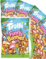 8 st Trolli Funny Bunnies - Vingummi Formet Som Kaniner Med Frugtsmag 1600 g - Hel Æske