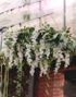 1,7 Meter Blomsterranke med Hvite Blomster