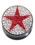 Red Diamond Star - Sort Piercing Plug