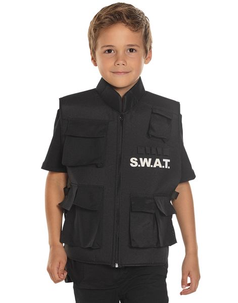 SWAT Kostumevest til Børn med Lommer