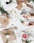 10 stk Tags i Treverk med 5 Forskjellige Juledesign