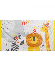 Flagg med Safarimotiv 80x150 cm