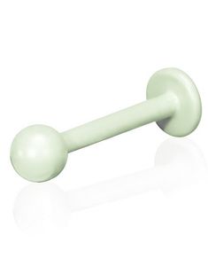 Mintgrøn Labret med Rund Kugle - 1.2 x 8 mm