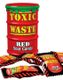 Toxic Waste Supersur Red Sukkertøy