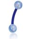 Right Way Blue - 1.2 x 8 mm Øjenbrynspiercing