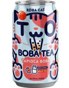 DATO PRODUKT - Boba Cat Original Milk Tea - Popping Bubble/Boba Tea 315 ml (Taiwan)