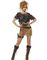 Deluxe Zombie Huntress - Zombiejeger Kostyme til Dame