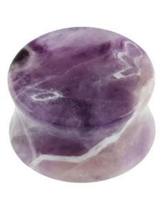 Magic Purple Stone - Organisk Piercing Plug