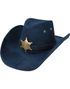 Cowboyhatt Sheriff – Mørkeblå