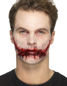Stitched Smile - Latexsår med Klæbemiddel