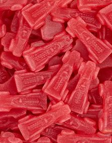 3 kg Toms Ferrari Hallon Original - Bilformede Vingummibiter med Bringebærsmak -Stor Forpakning