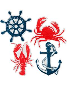 10 stk Maritime Dekorasjoner i Treverk