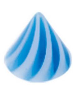 Candy Spike Blå - 5 mm Akrylkugle til 1,6 mm stang
