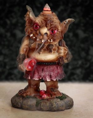 Svamptroll Backflow Røkelsesbrenner 15x9,5 cm