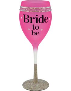 Bride to Be Drinkglas pyntet med Sten