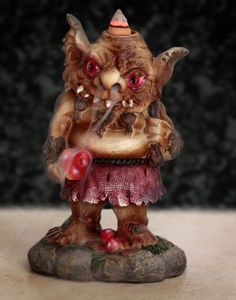 Svamptroll Backflow Røkelsesbrenner 15x9,5 cm