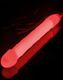 Rød Dick Glow Stick med Snor 15 cm