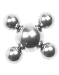 Chrome Bold - 5 mm Stålkugle til 1,6 mm Stang
