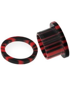 Blended - Rosa og Sort Piercing Tunnel