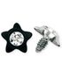 Star With Stone - Sort Dermal Anchor Kugle
