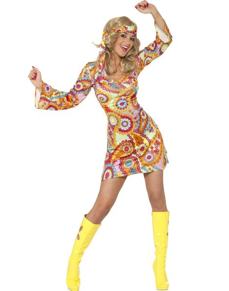Festive Hippie Lady - Damekostume