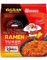 5 st GARAK Stir Fried Hot Chicken Ramen - Hel Pakke 5x130 gram (Korea Import)