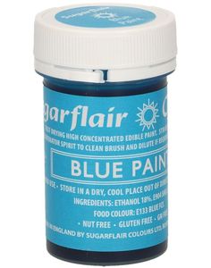SugarFlair Blå Spiselig Maling - 20 gram