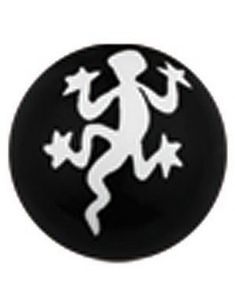 Salamander - Sort/Hvid Akrylkugle
