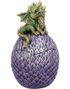 Dragonling Perch Box - Grønn Drage og Lilla Drageegg Beholder 14 cm