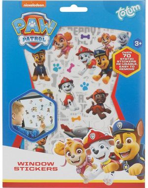 70+ stk Paw Patrol Vindusklistremerker 
