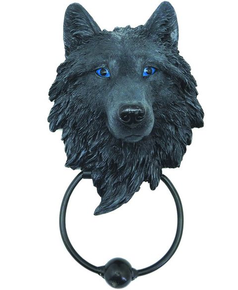 Dark Guardian - Ulve-Formet Dørhammer 23 cm