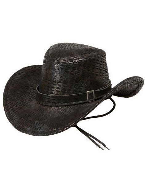 Cowboyhat med Reptil Mønster