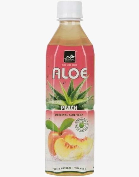 Tropical Aloe Vera Fersken Leskedrikk 500 ml