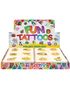 96 stk Ark med 6 stk Små Midlertidige Smileys Tatoveringer Assorterte - Hel Eske