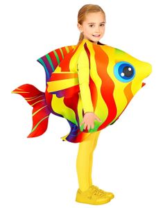 Tropisk Fisk - Kostume til Børn - 4-7 År