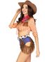 Playful Cowboy - Sexy Cowgirl Kostyme til Dame