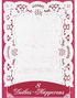 8 stk Firkantede Hvide Fadpapir/Kageservietter 25,4x36,8 cm