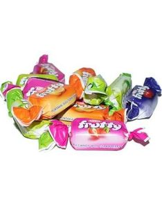 1 kg Frutty Mix - Stor Pose Karameller med Forskjellige Fruktsmaker